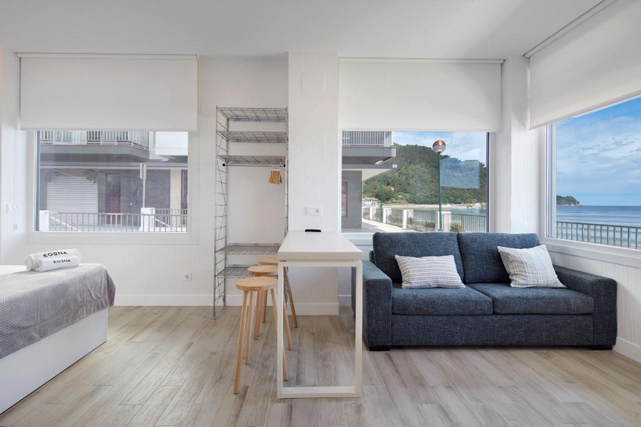 Apartamentos Egona Zarautz Sobre El Mar Екстериор снимка