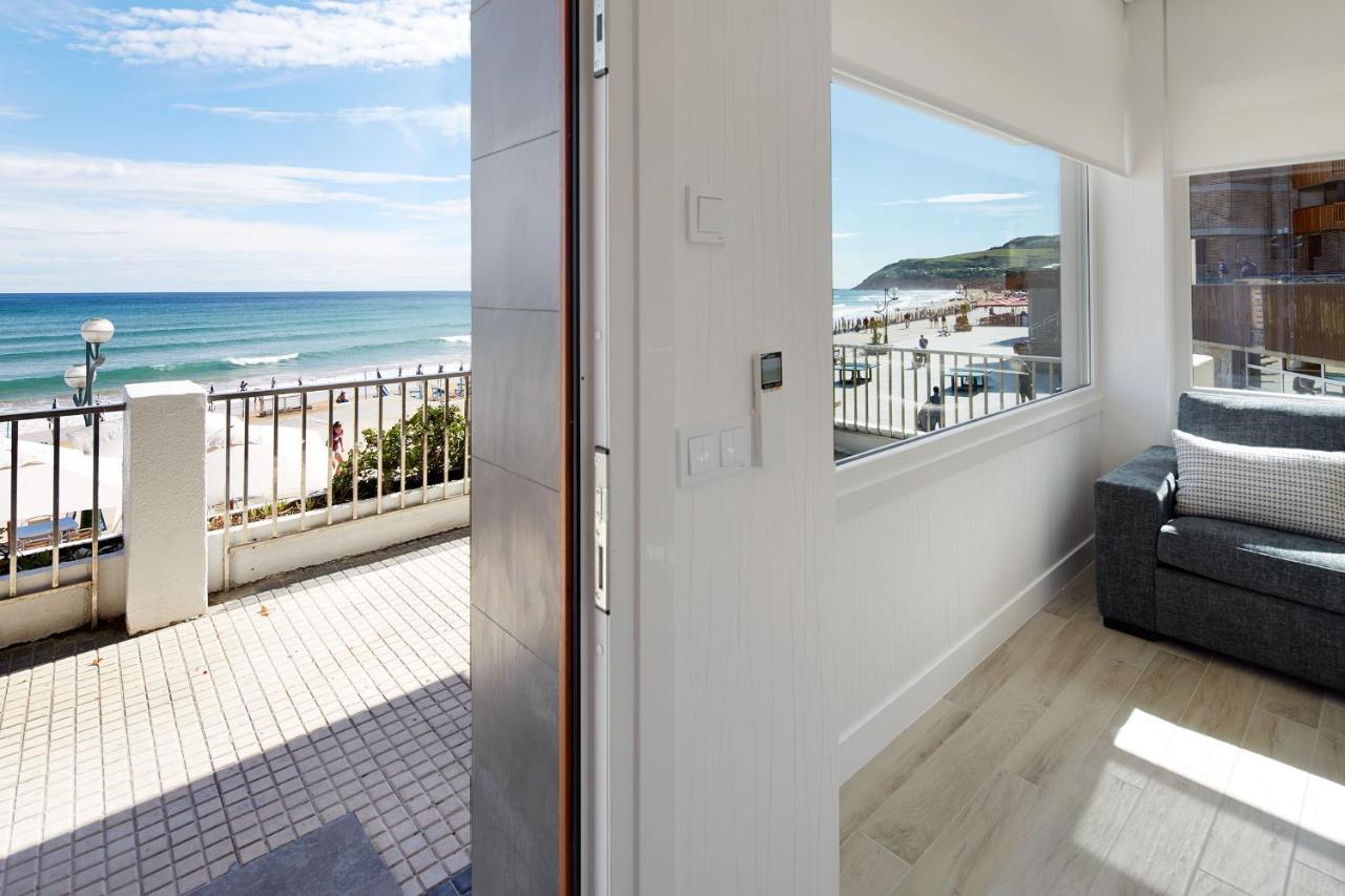 Apartamentos Egona Zarautz Sobre El Mar Екстериор снимка